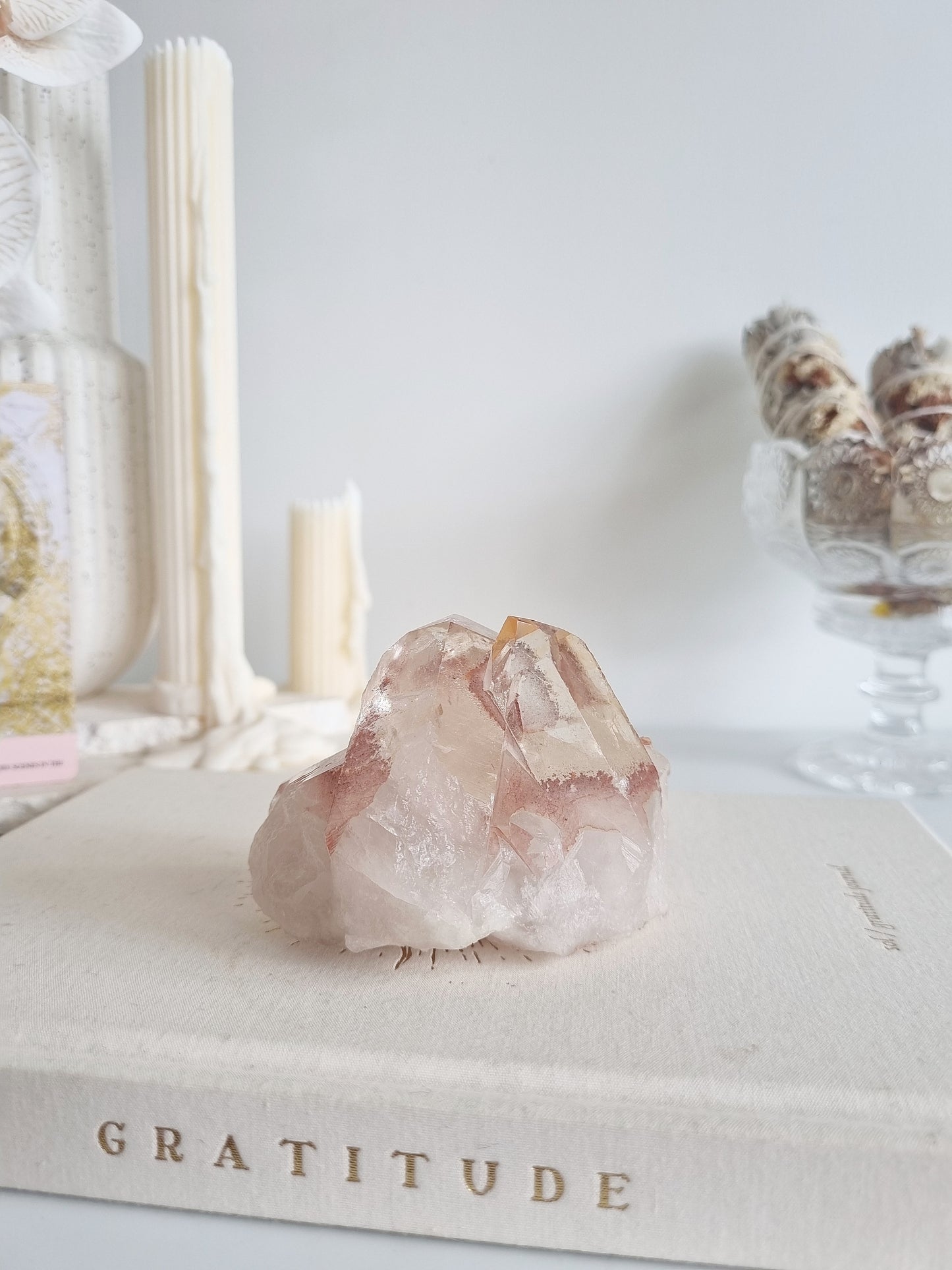 Lithium Haematite Quartz Cluster