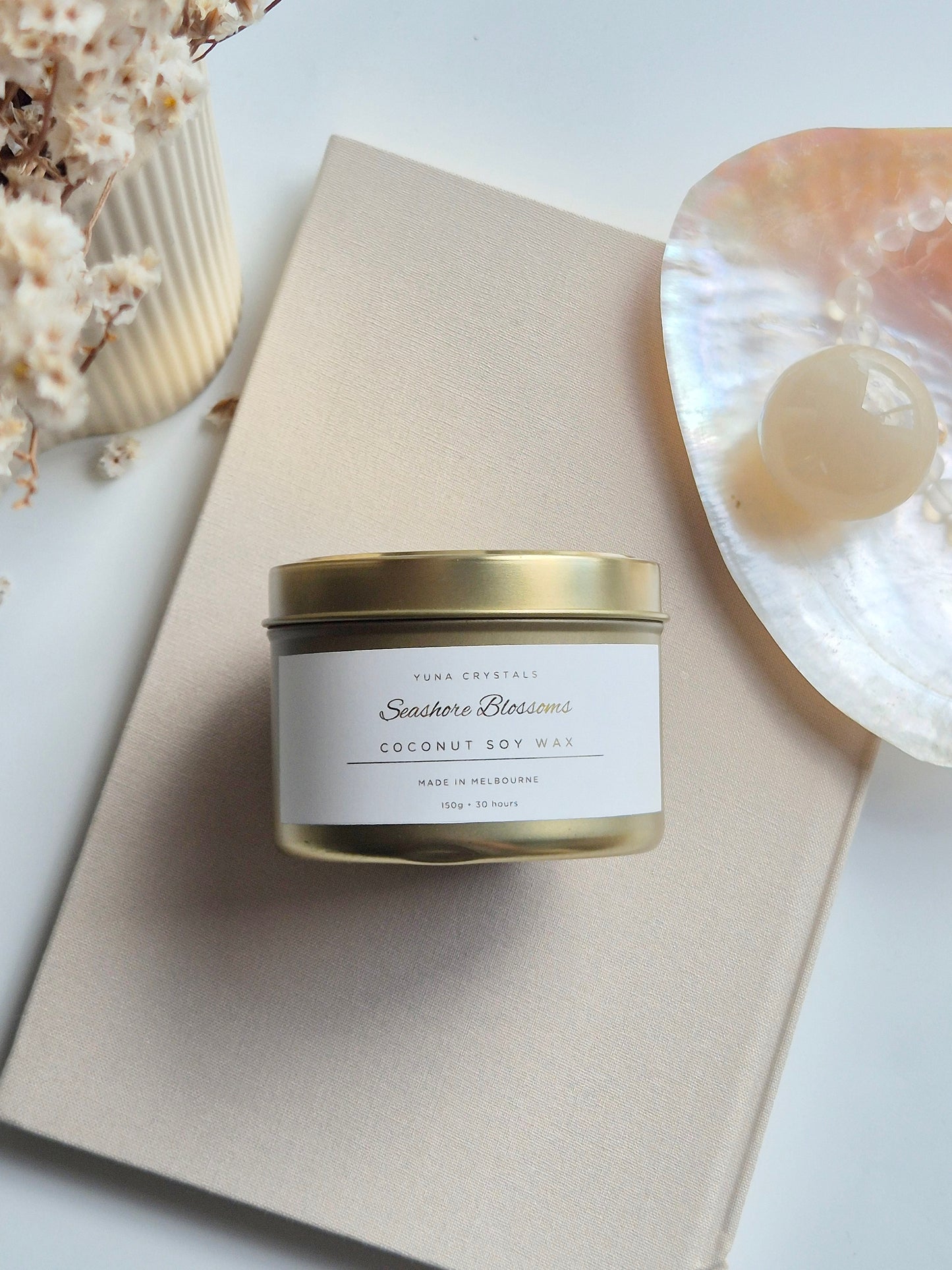 Seashore Blossoms Travel Candle
