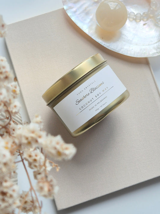 Seashore Blossoms Travel Candle