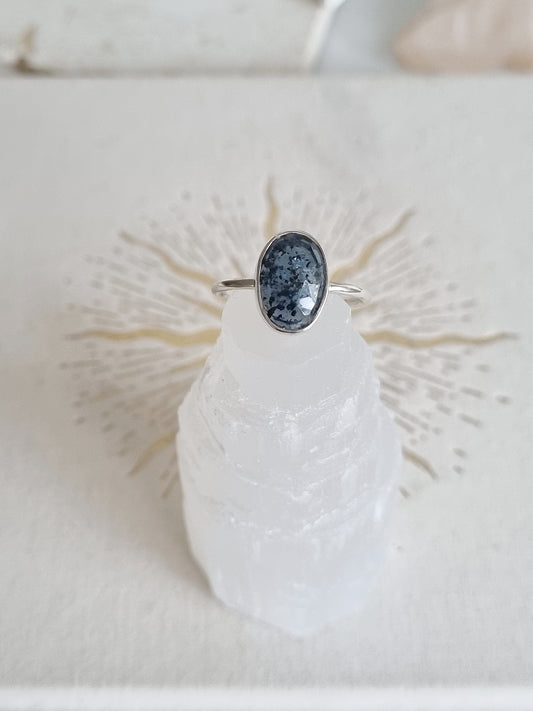 Moss Kyanite Ring| Size 7.5
