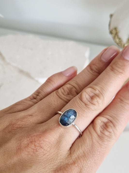 Moss Kyanite Ring| Size 10