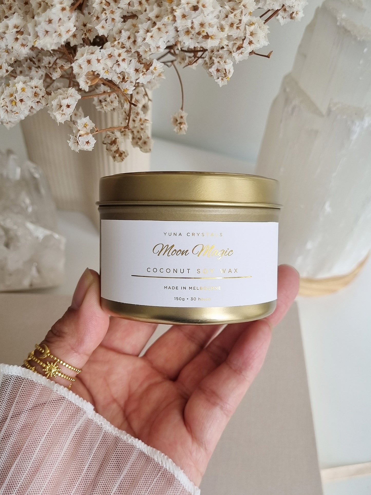 Moon Magic Tin Candle