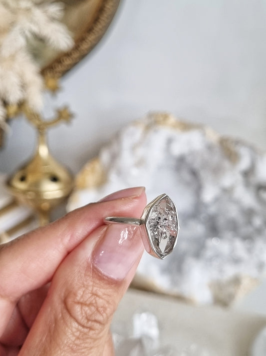 Balochistan Pakimer Ring with Hydrocarbon | Size 6.5