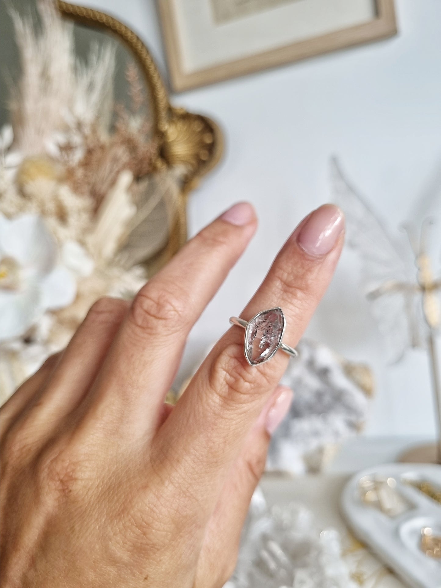 Balochistan Pakimer Ring with Hydrocarbon | Size 6.5