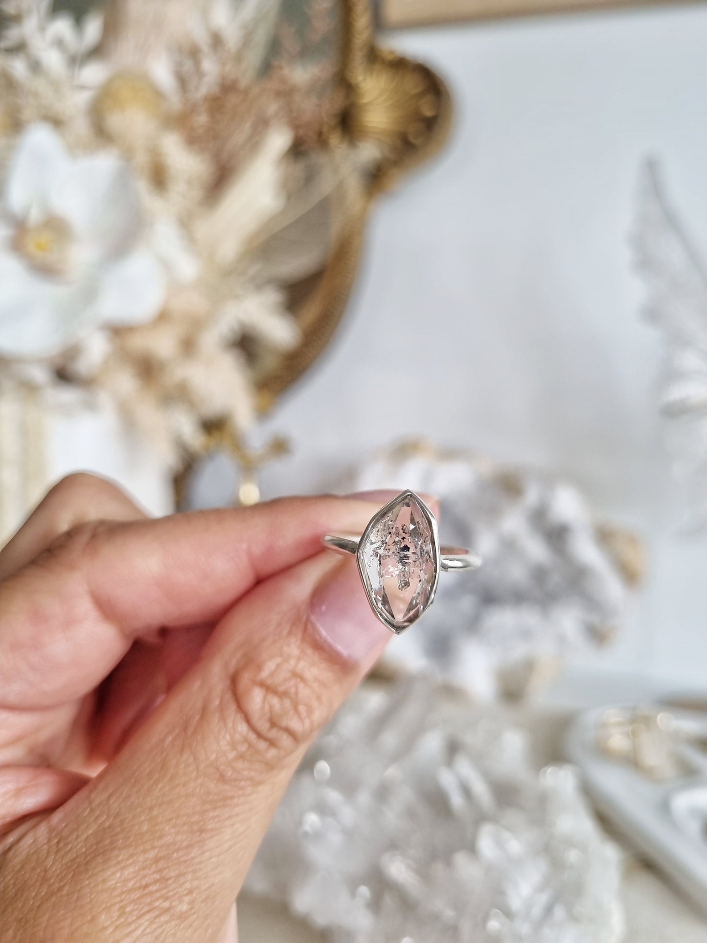 Balochistan Pakimer Ring with Hydrocarbon | Size 6.5