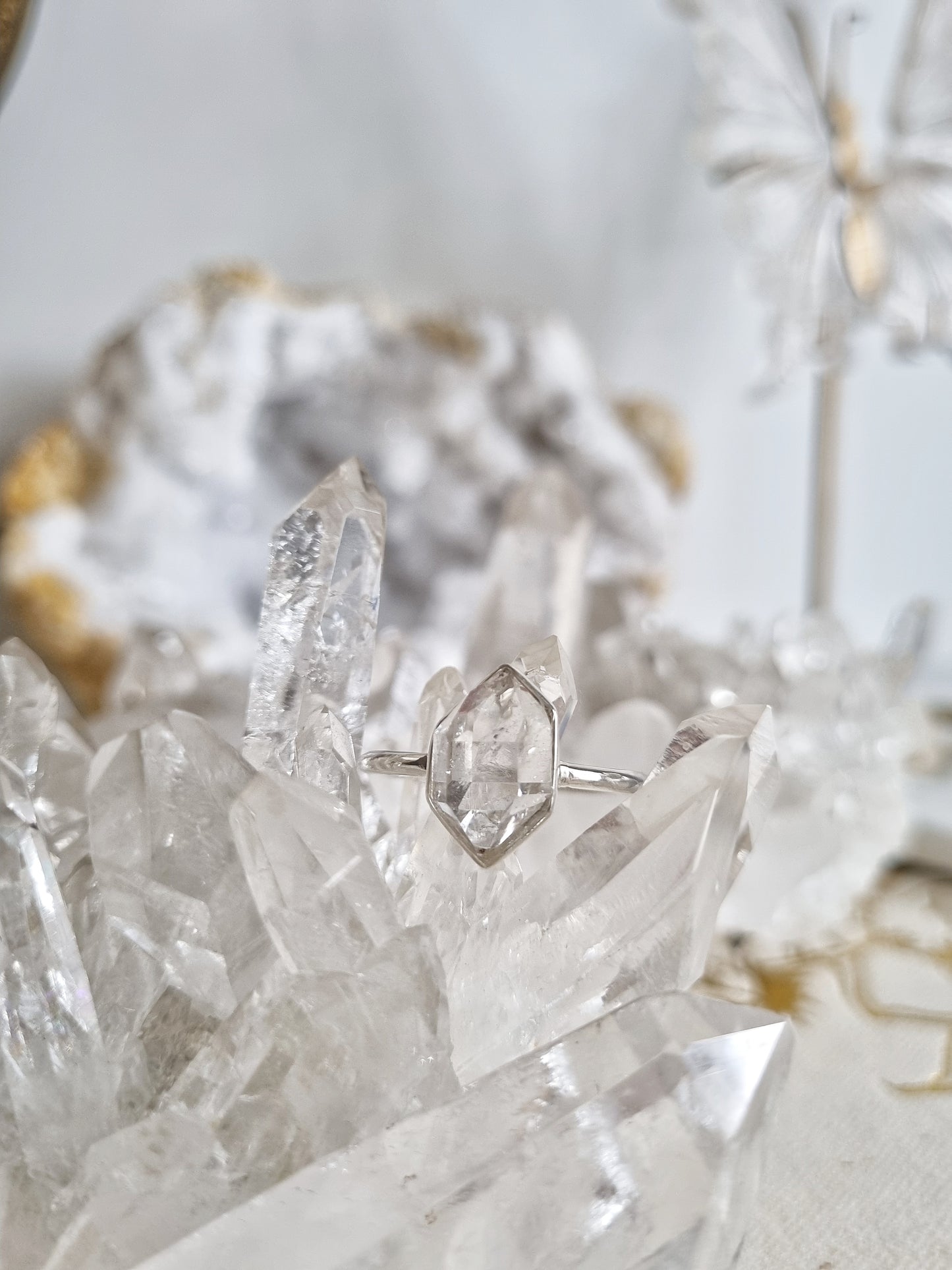Clear Balochistan Pakimer Ring #2 | Size 11