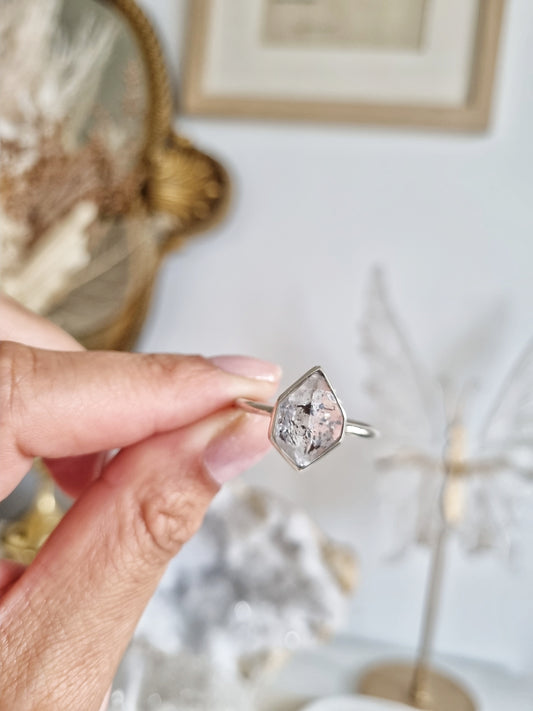 Balochistan Pakimer Ring with Hydrocarbon | Size 13