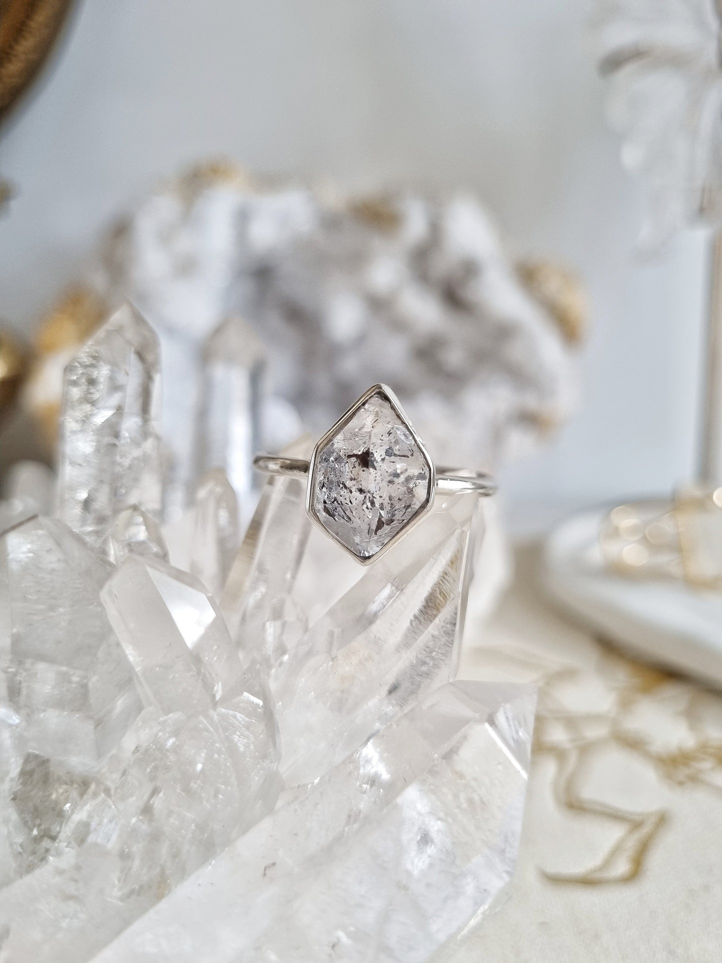 Balochistan Pakimer Ring with Hydrocarbon | Size 13
