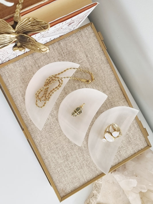 Selenite Trinket Bowl