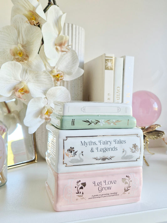 Stack of Pastel Books Wax & Oil Warmer