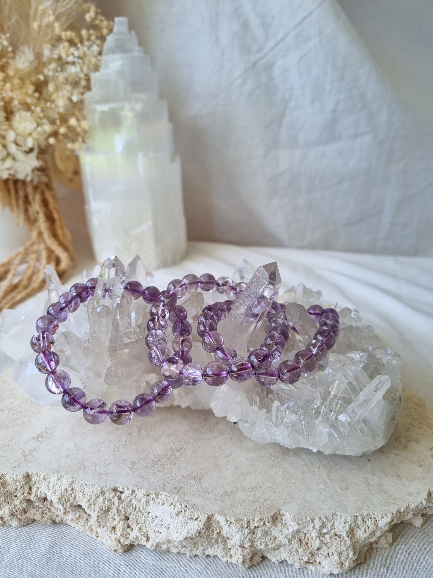 Amethyst Stretch Bracelet