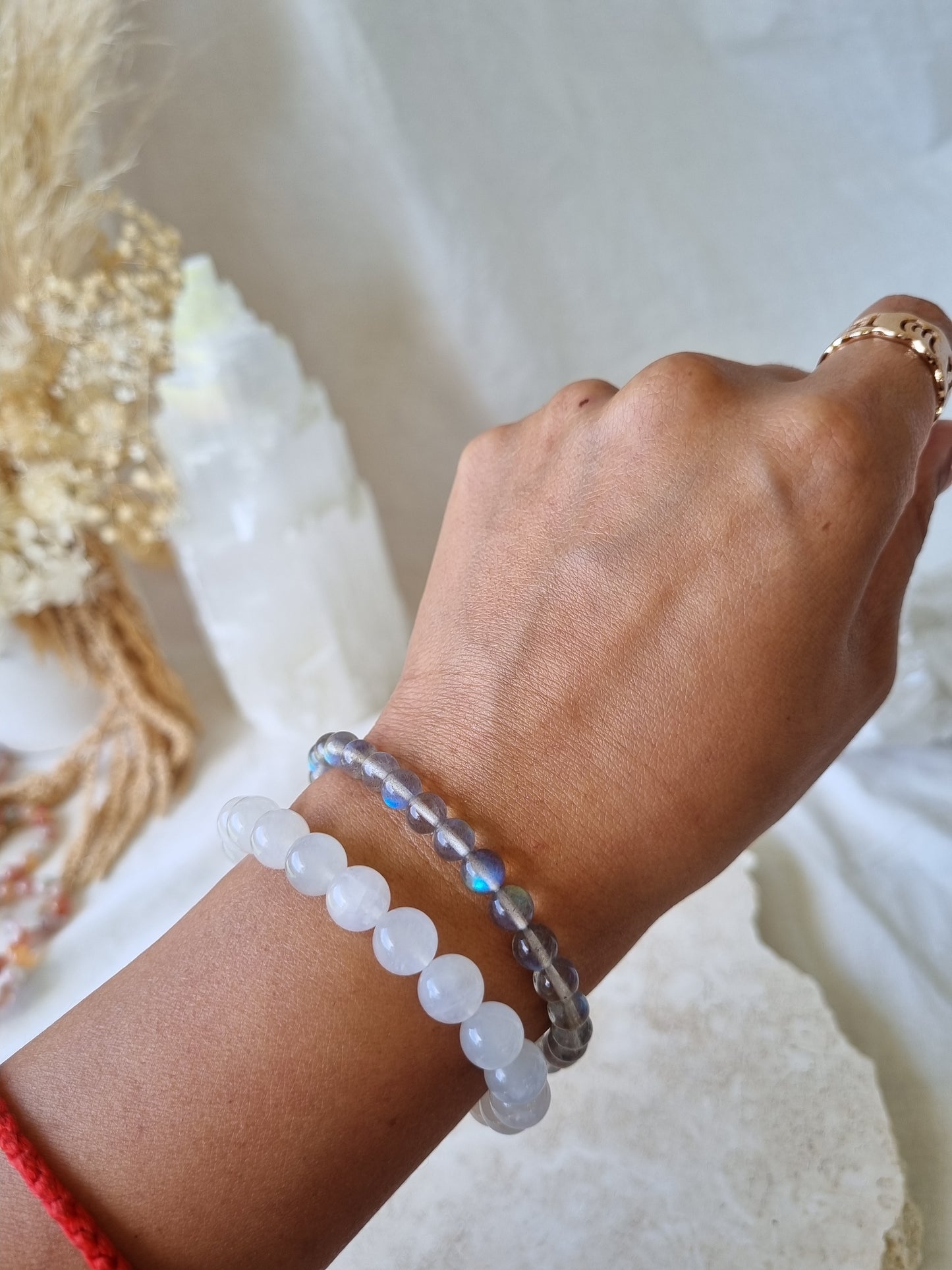 Labradorite Stretch Bracelet | 7mm