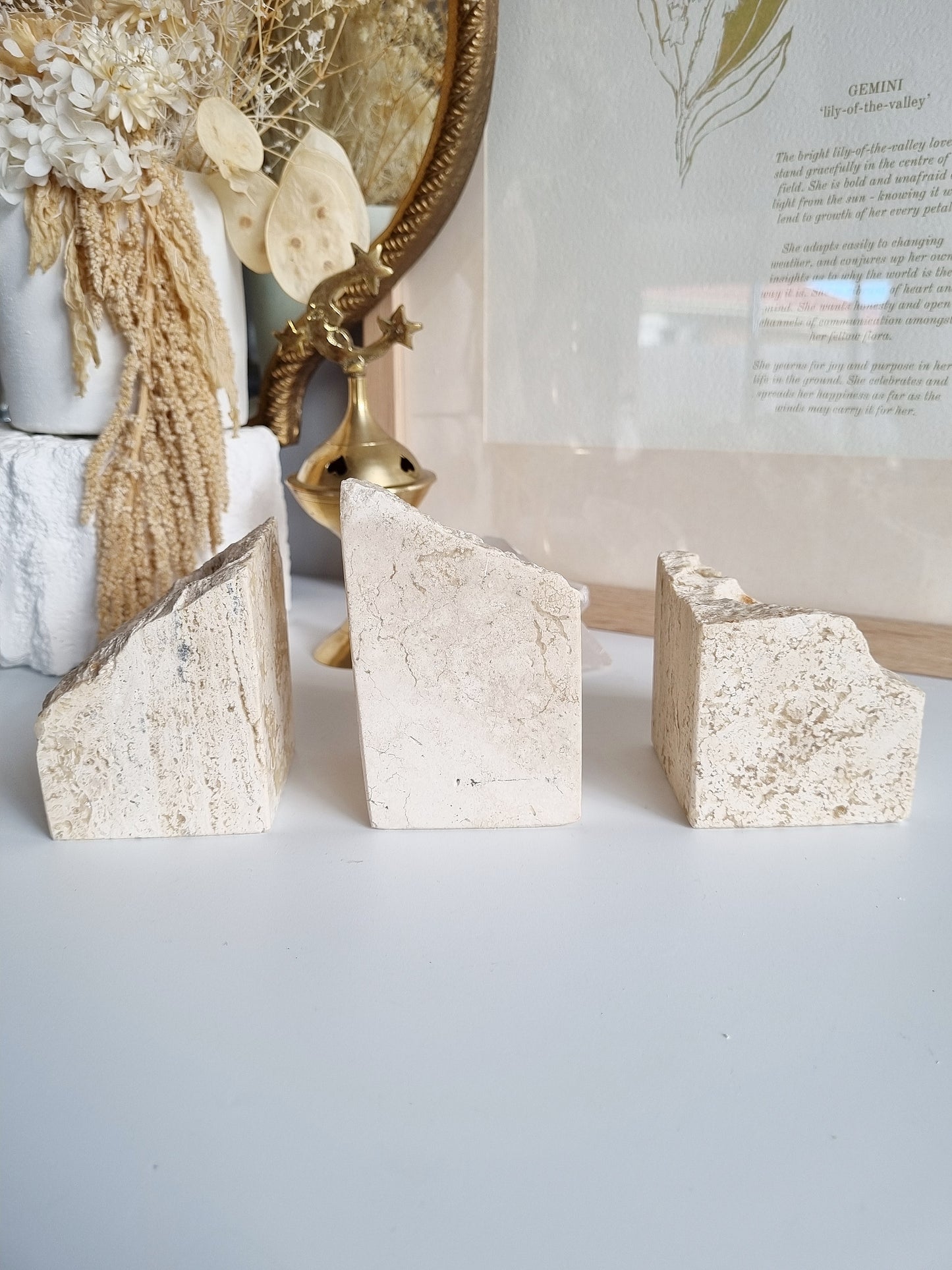 Stone Candle Holders