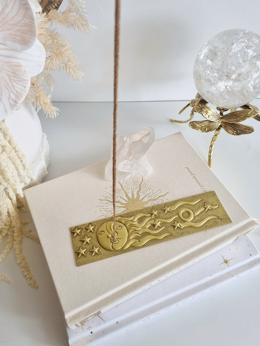 Dancing Sun and Moon Incense Holder