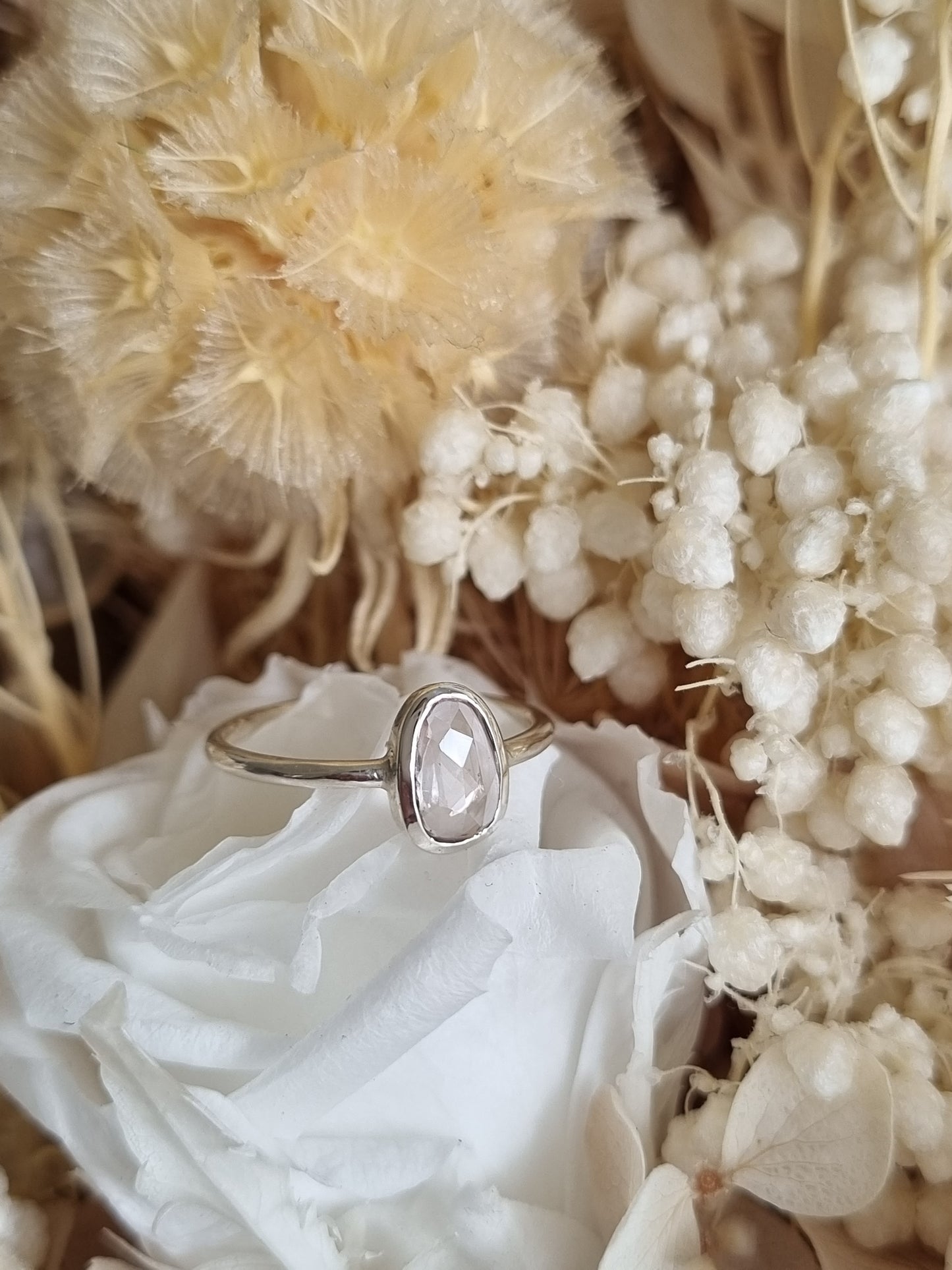 Light Pink Sapphire Ring | Size 5