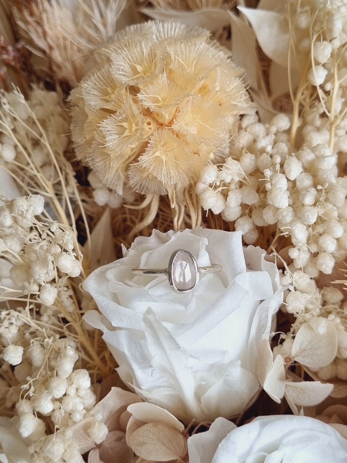 Light Pink Sapphire Ring | Size 5