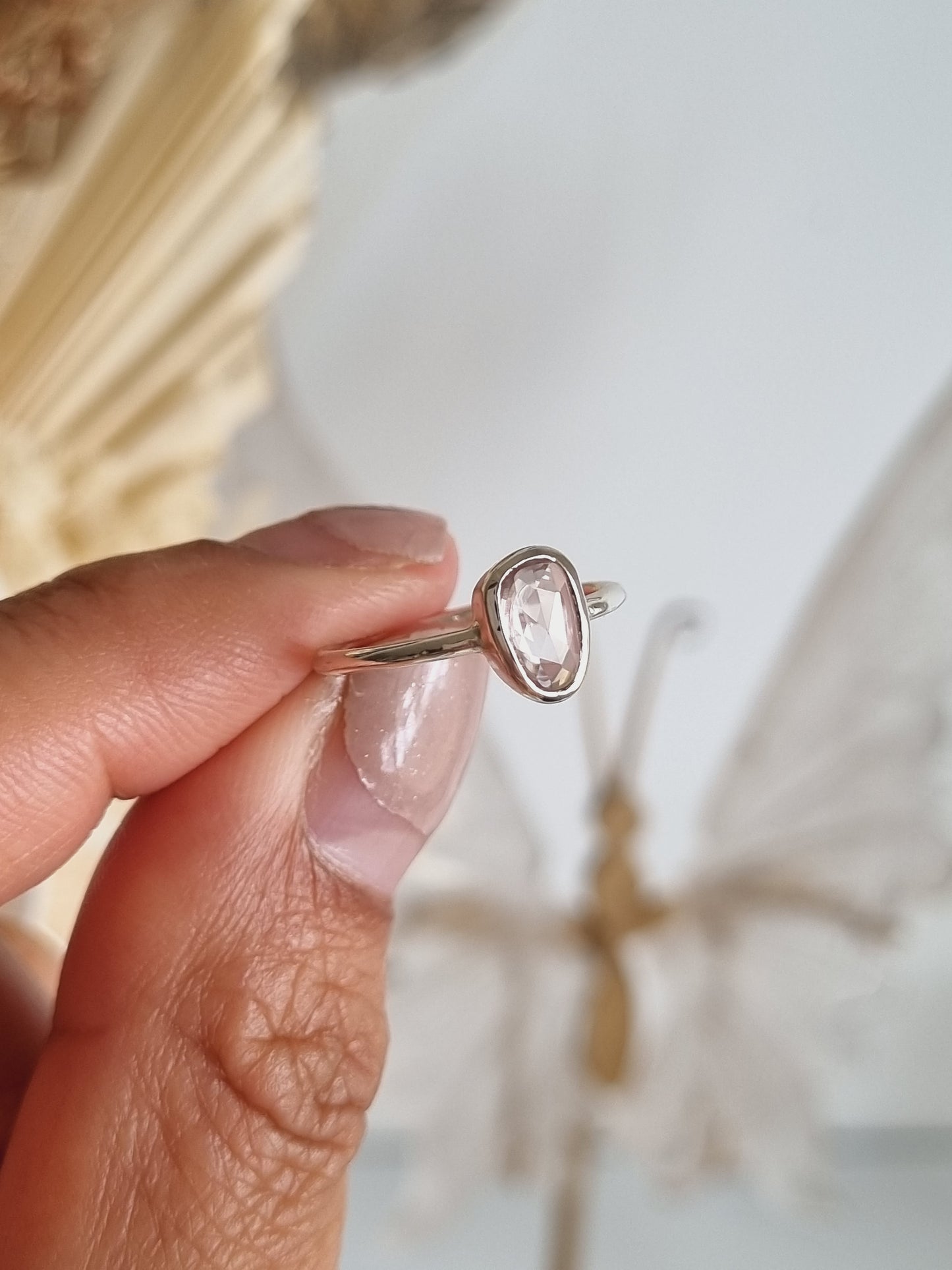 Light Pink Sapphire Ring | Size 5