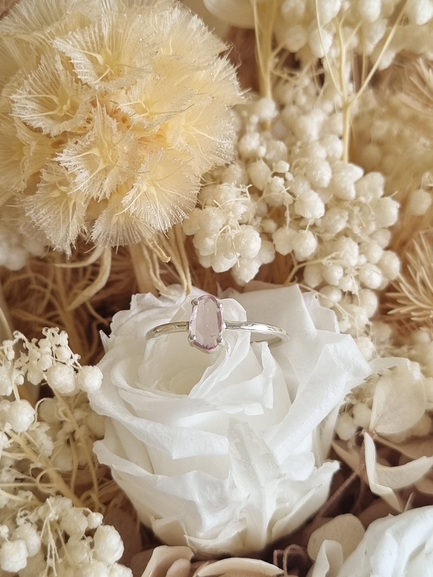 Pink Sapphire Ring | Size 7