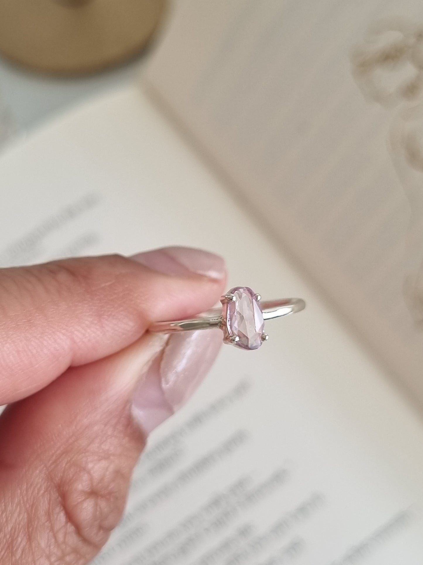 Pink Sapphire Ring | Size 7