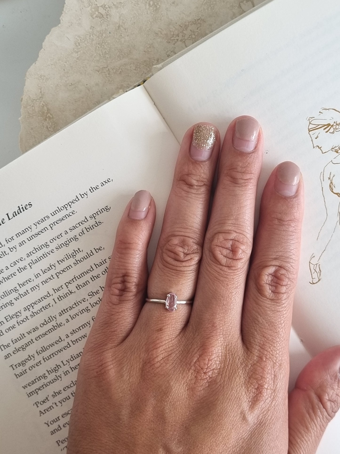 Pink Sapphire Ring | Size 7