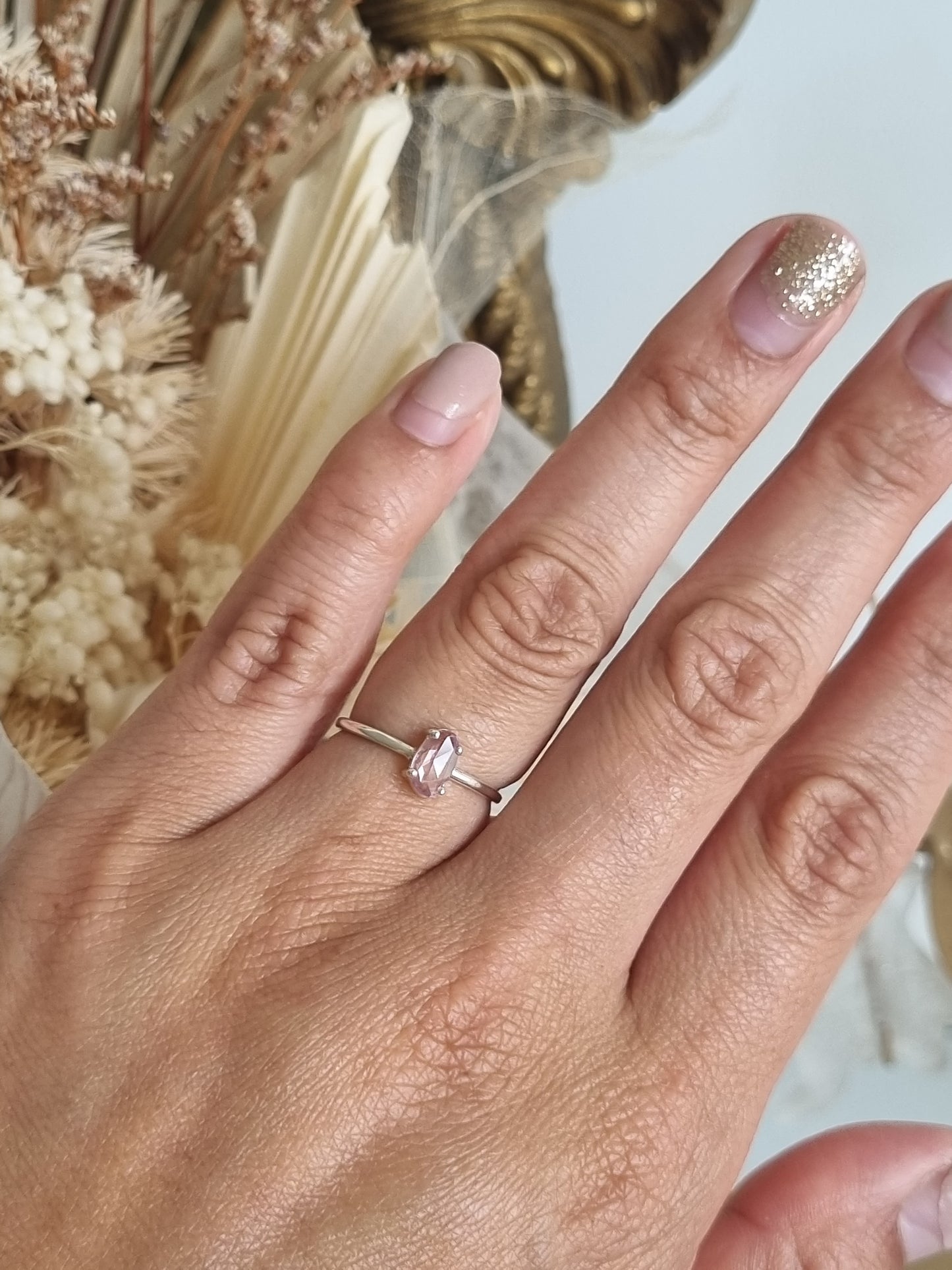 Pink Sapphire Ring | Size 7