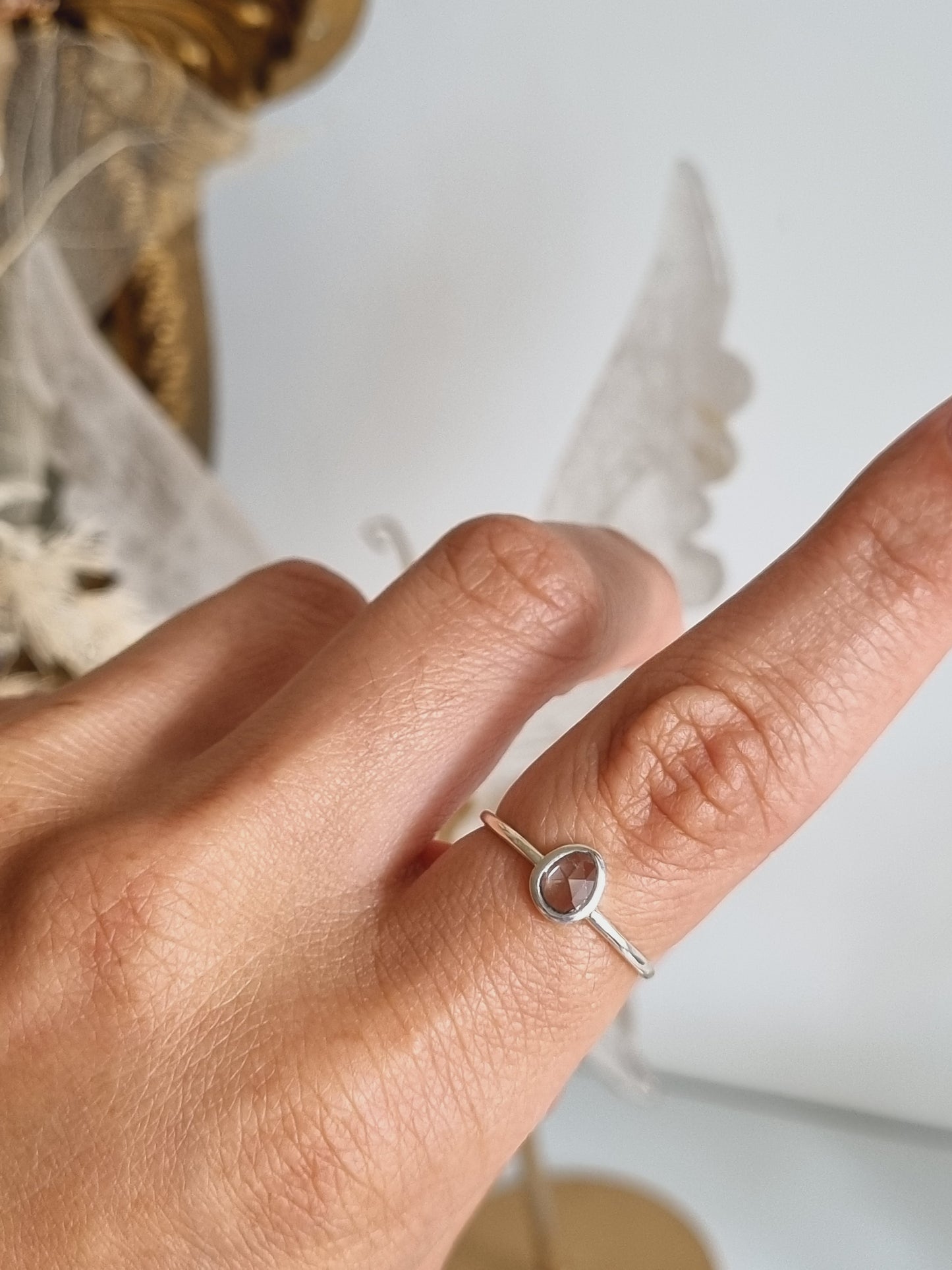 Grey Sapphire Ring | Size 8