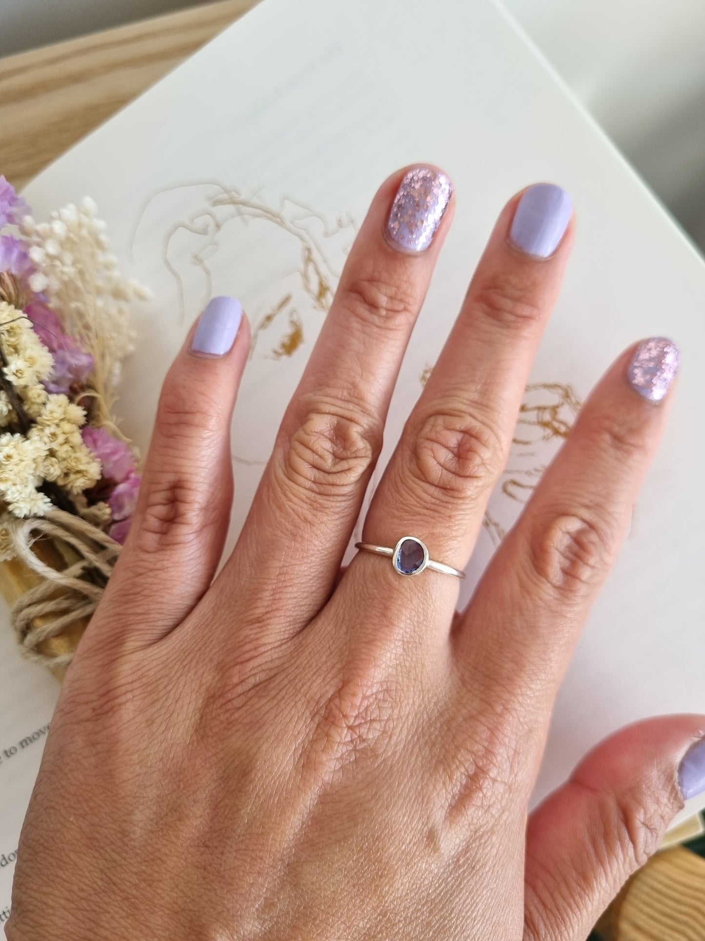 Blue Sapphire Ring | Size 8