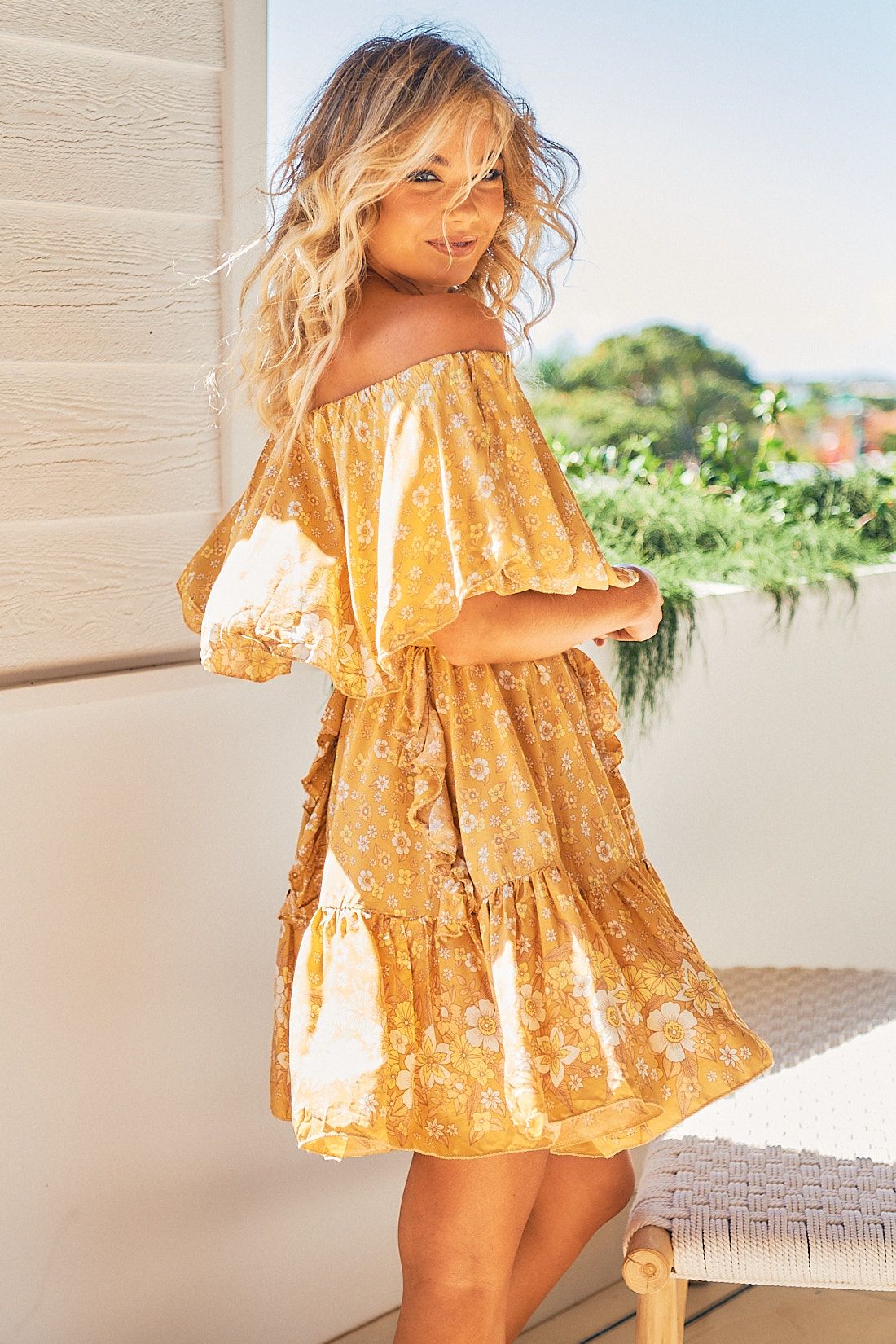 Georgie Dress in Sunny Print