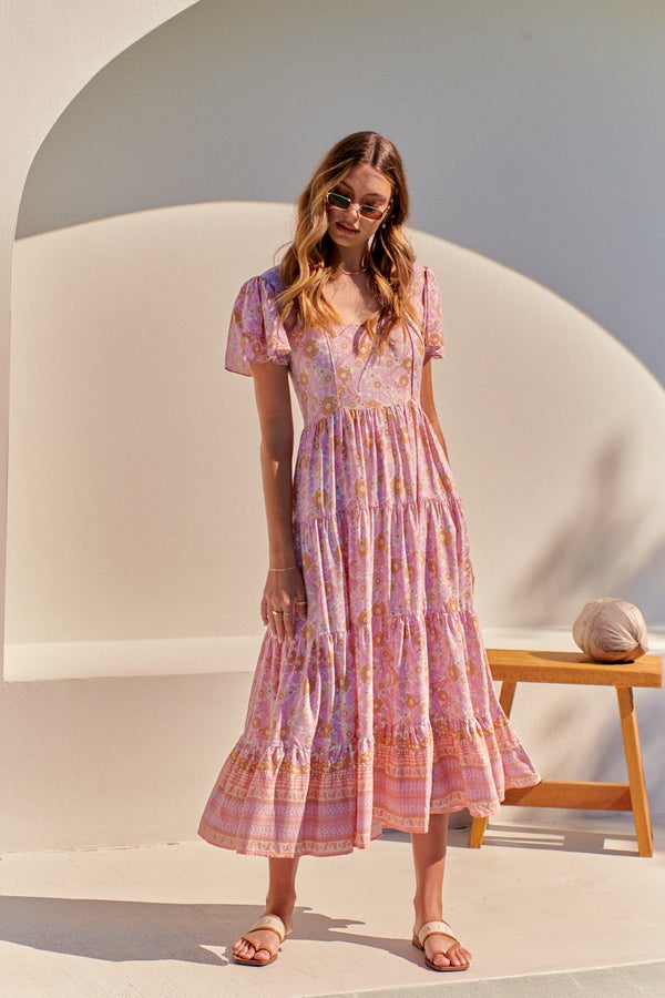 Cranberry Maxi Dress