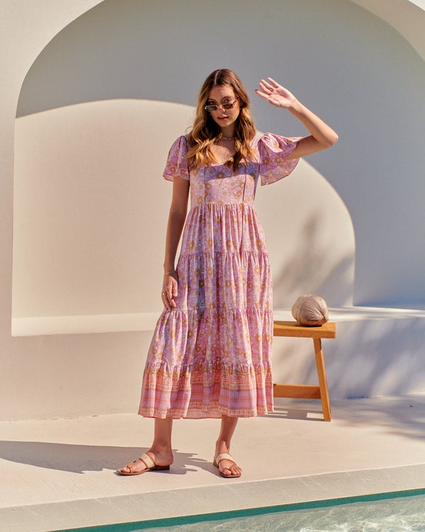 Cranberry Maxi Dress