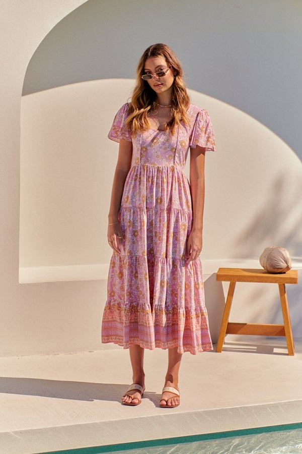 Cranberry Maxi Dress