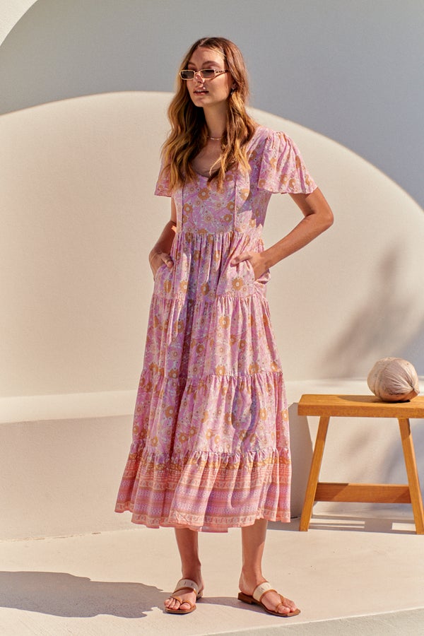 Cranberry Maxi Dress
