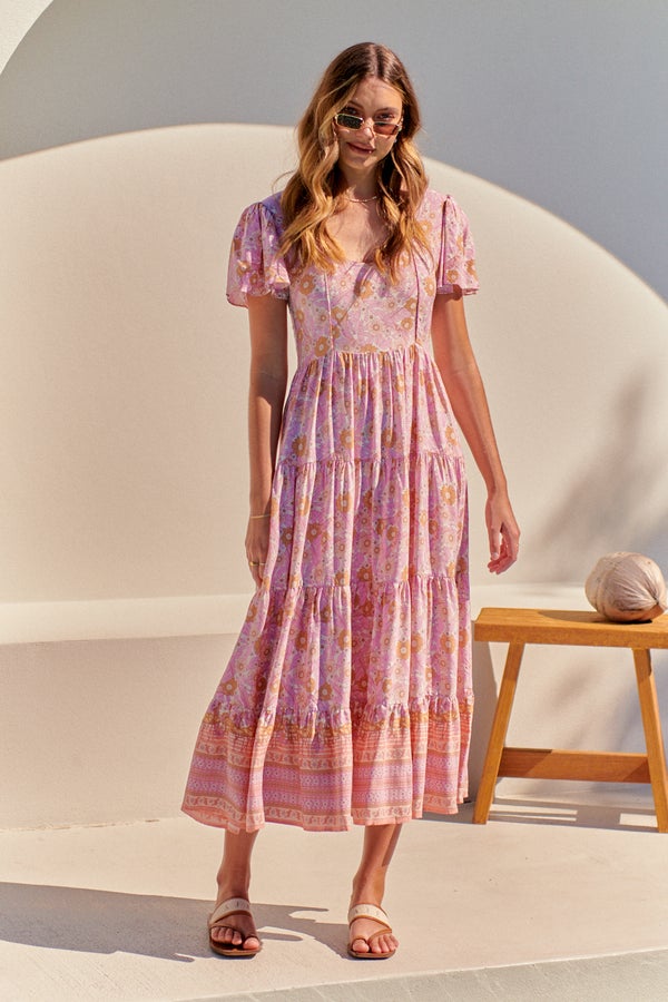 Cranberry Maxi Dress