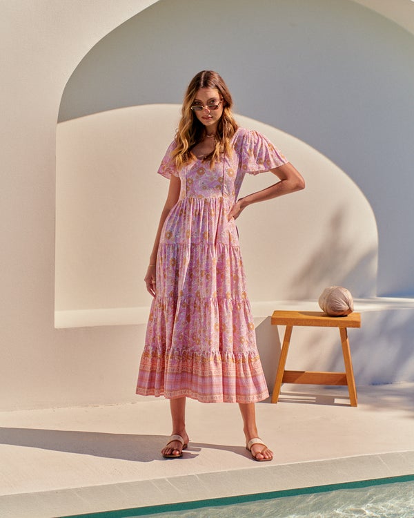 Cranberry Maxi Dress
