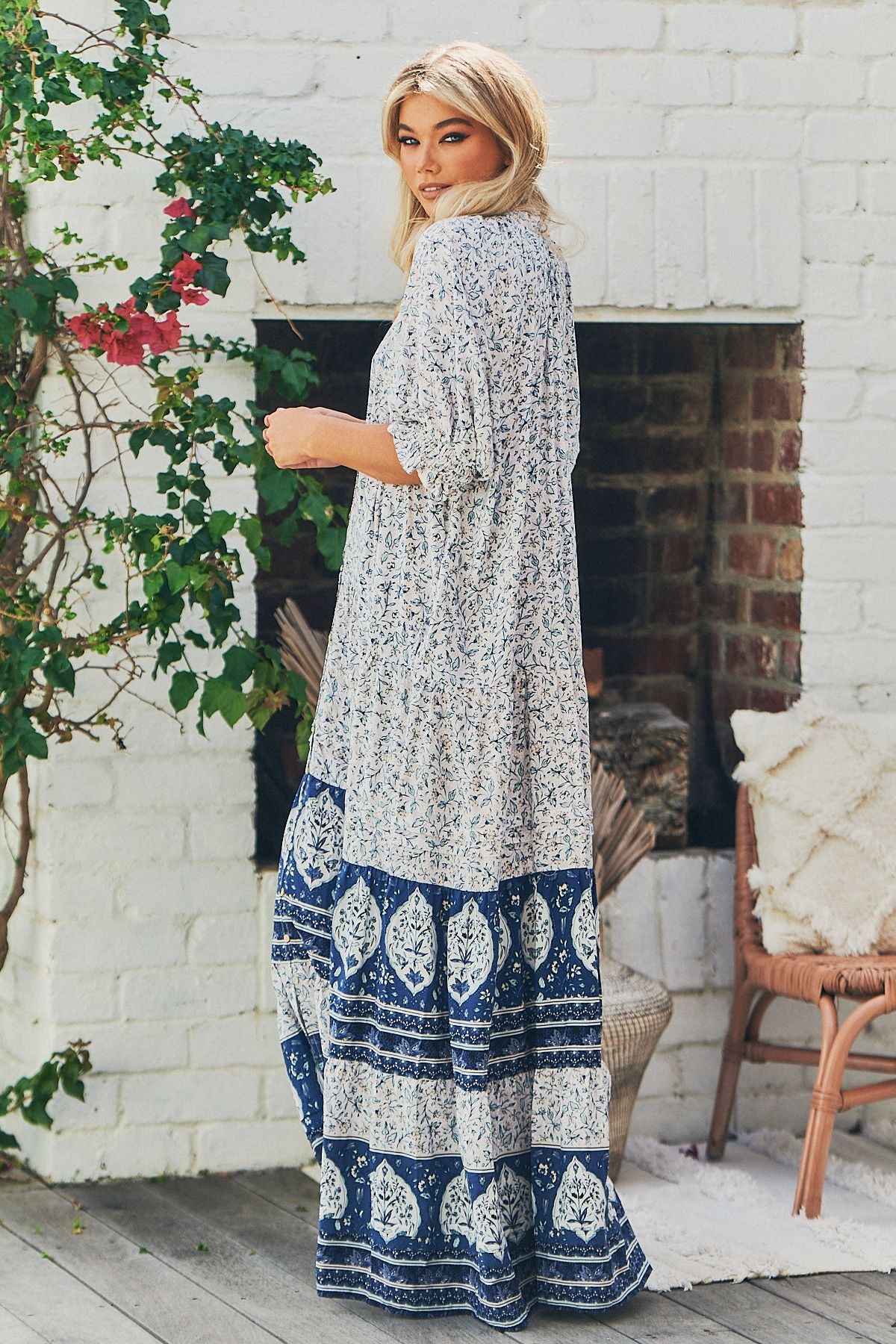 Alannah Maxi in Santorini Print
