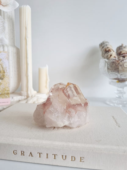 Haematite Quartz Cluster