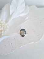 Moss Agate Ring | Size 7