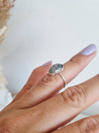 Moss Agate Ring | Size 7
