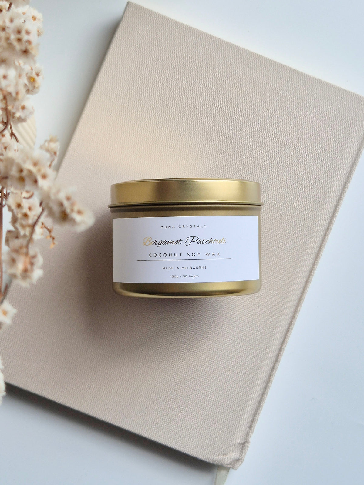 Bergamot Patchouli Travel Candle
