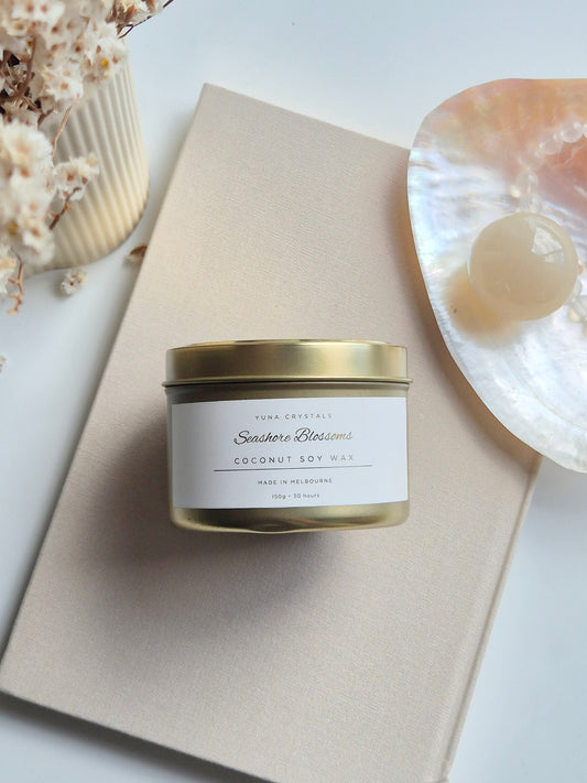 Seashore Blossoms Travel Candle