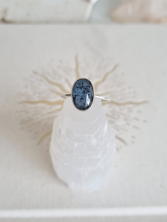 Moss Kyanite Ring| Size 8