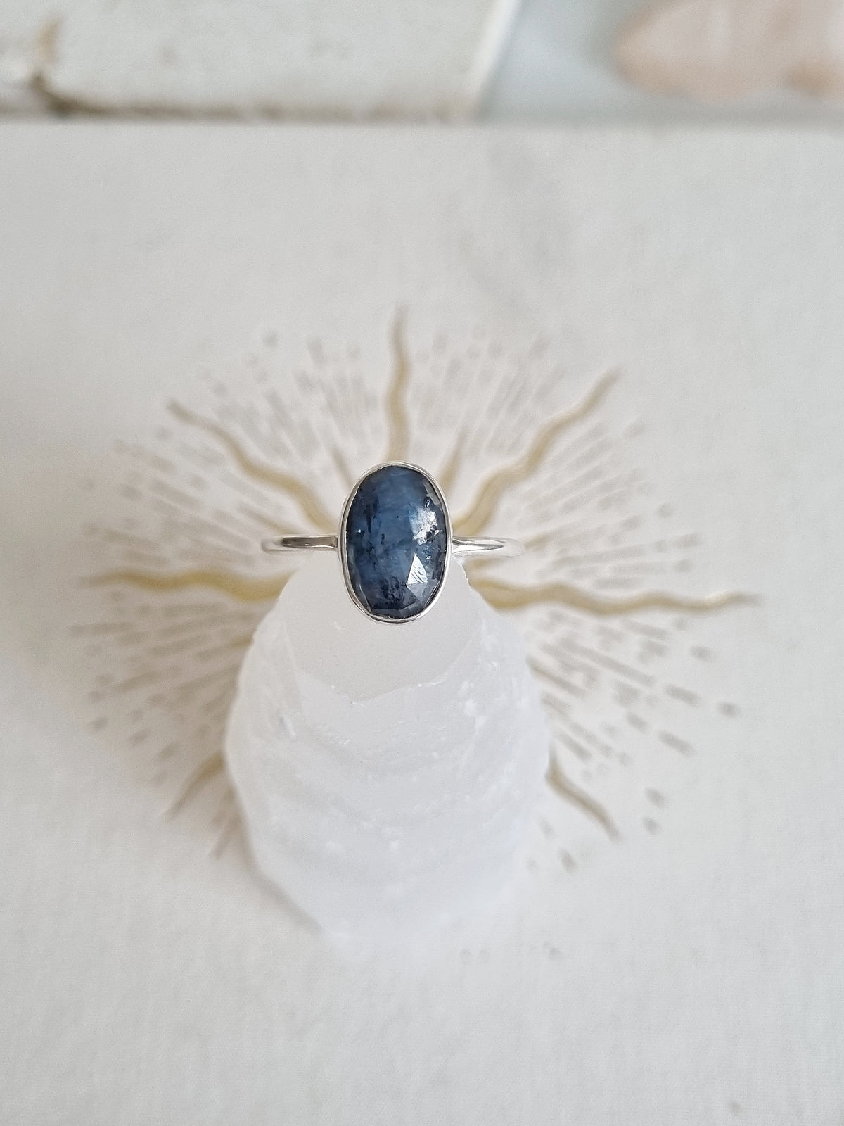 Moss Kyanite Ring| Size 10