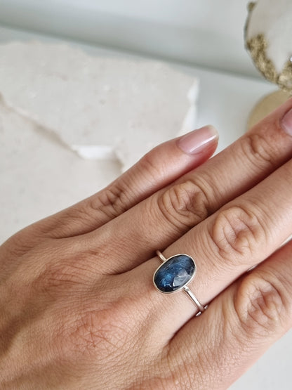 Moss Kyanite Ring| Size 10