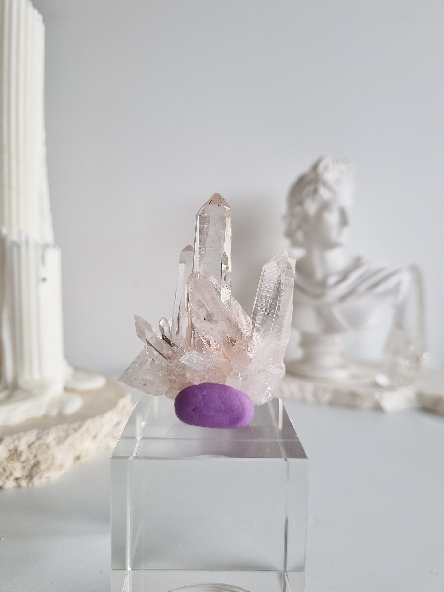 Pink Lemurian Cluster