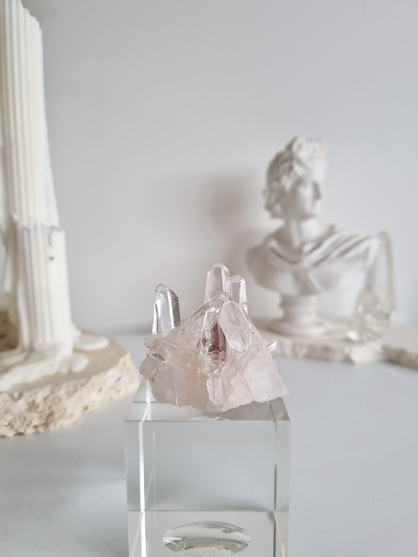 Pink Lemurian Cluster