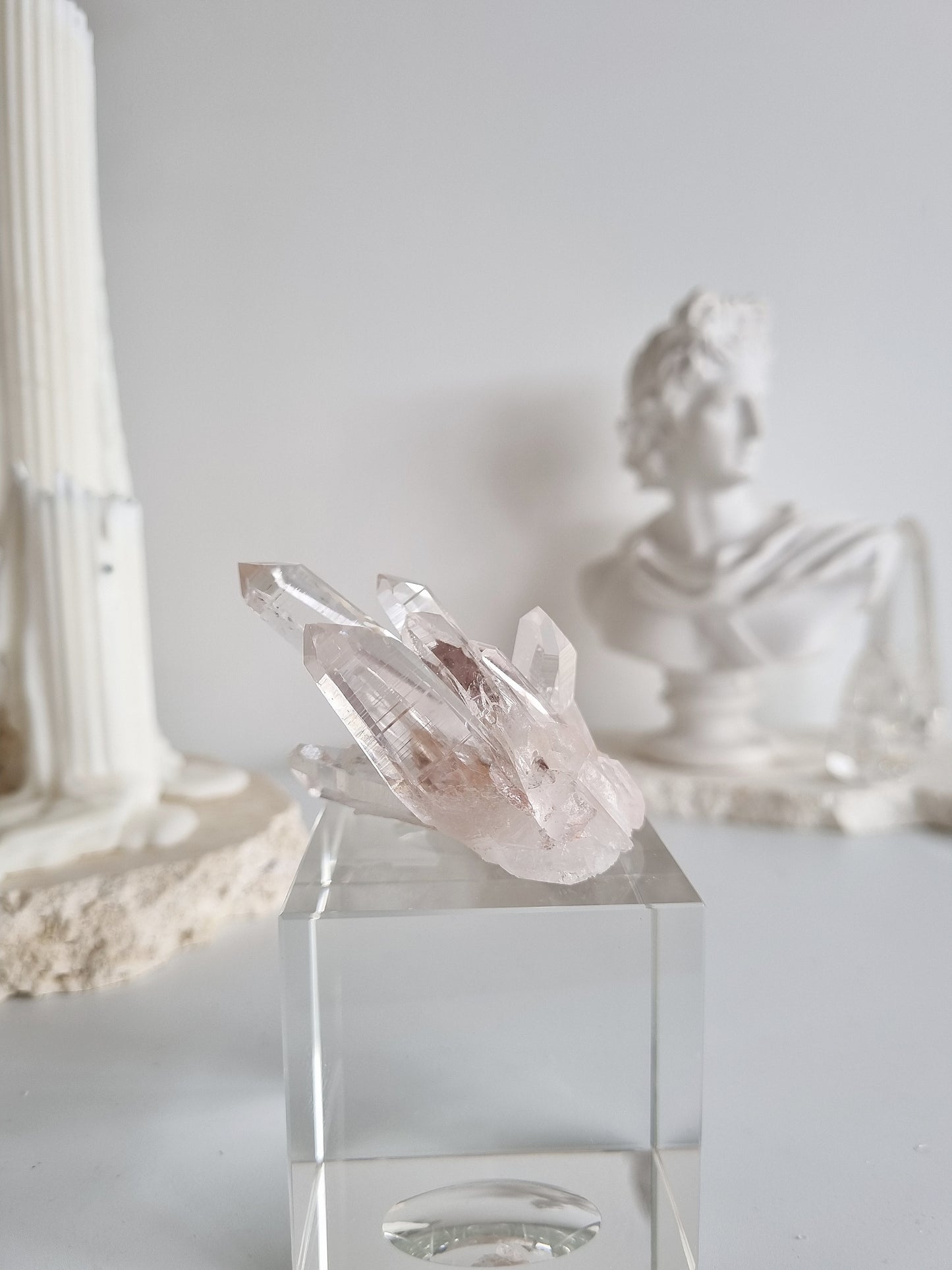 Pink Lemurian Cluster