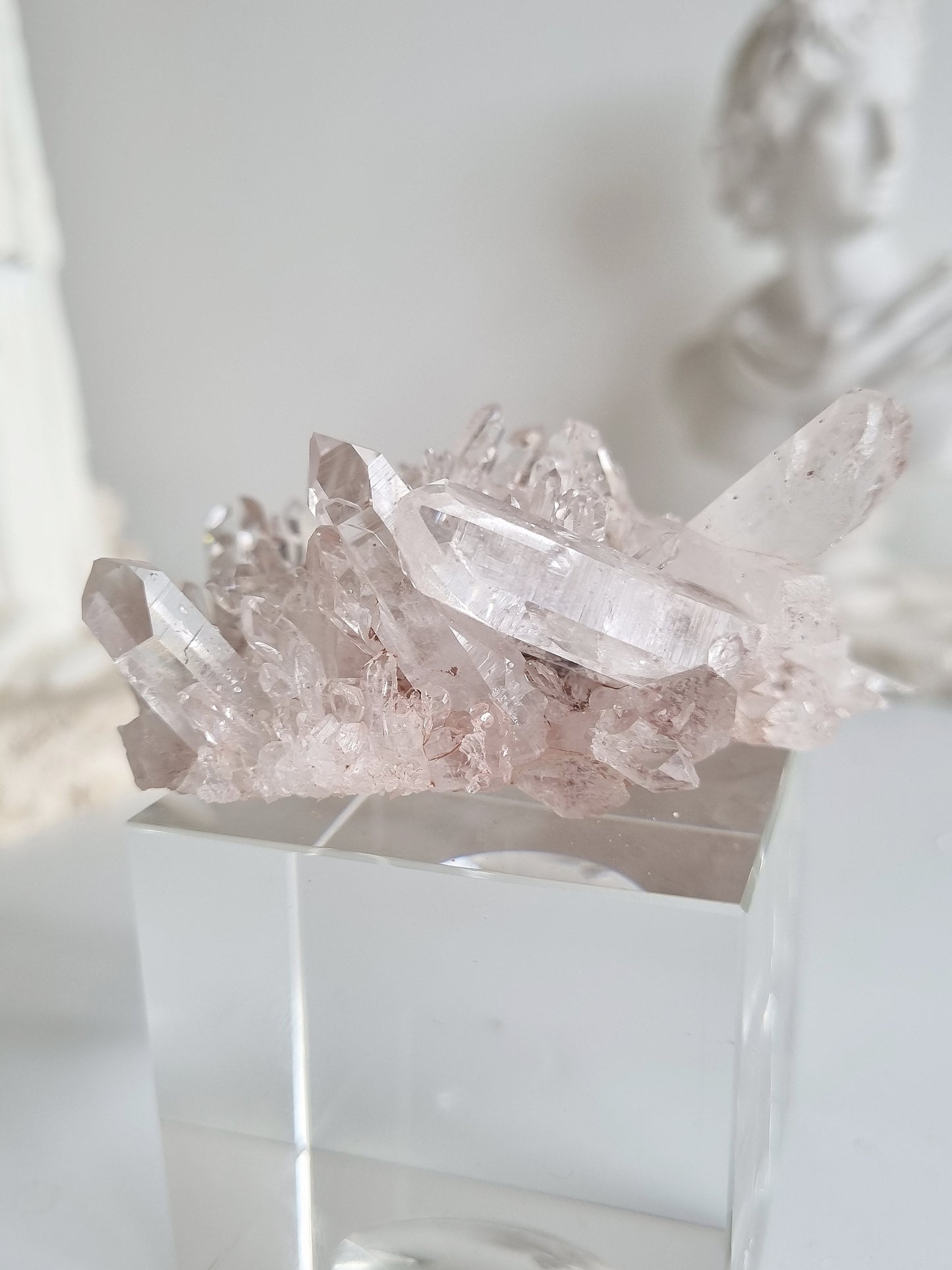 Pink Lemurian Cluster