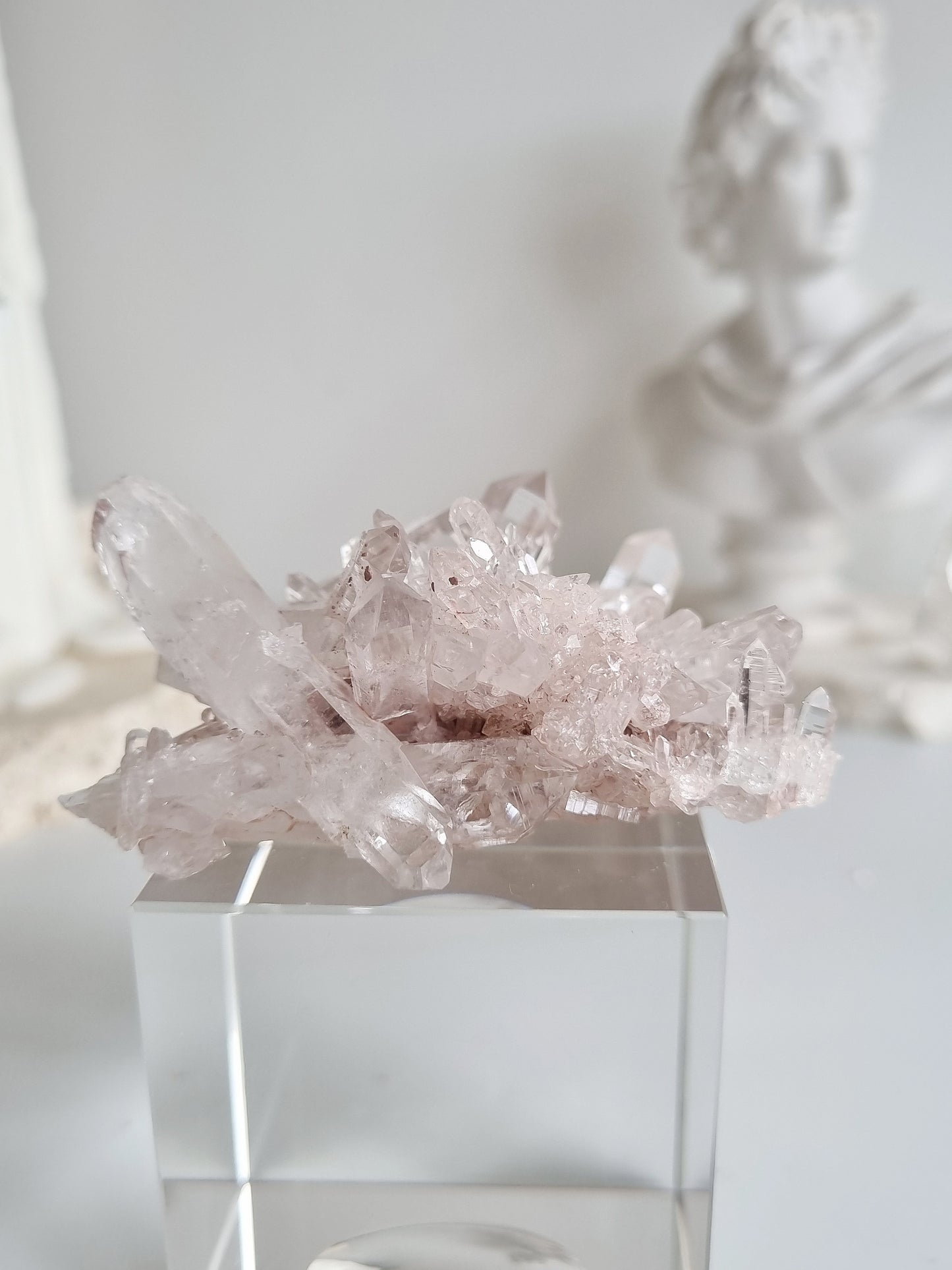 Pink Lemurian Cluster