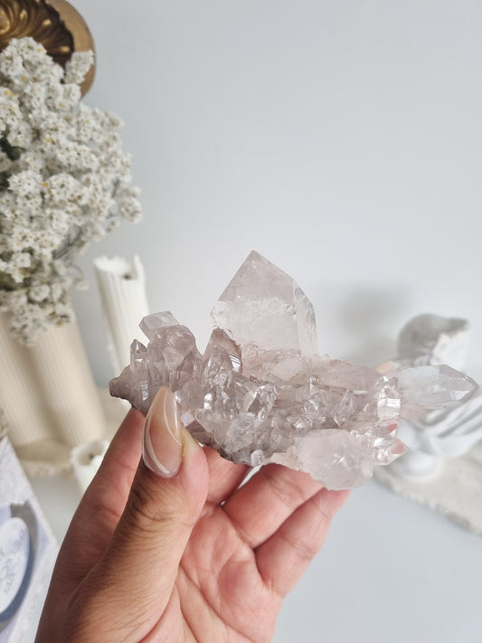 Pink Lemurian Cluster