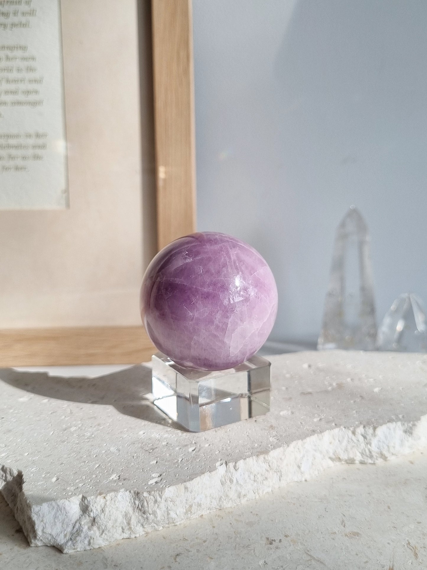 Kunzite Sphere